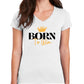 Born To Win Women’s V-Neck T-Shirt