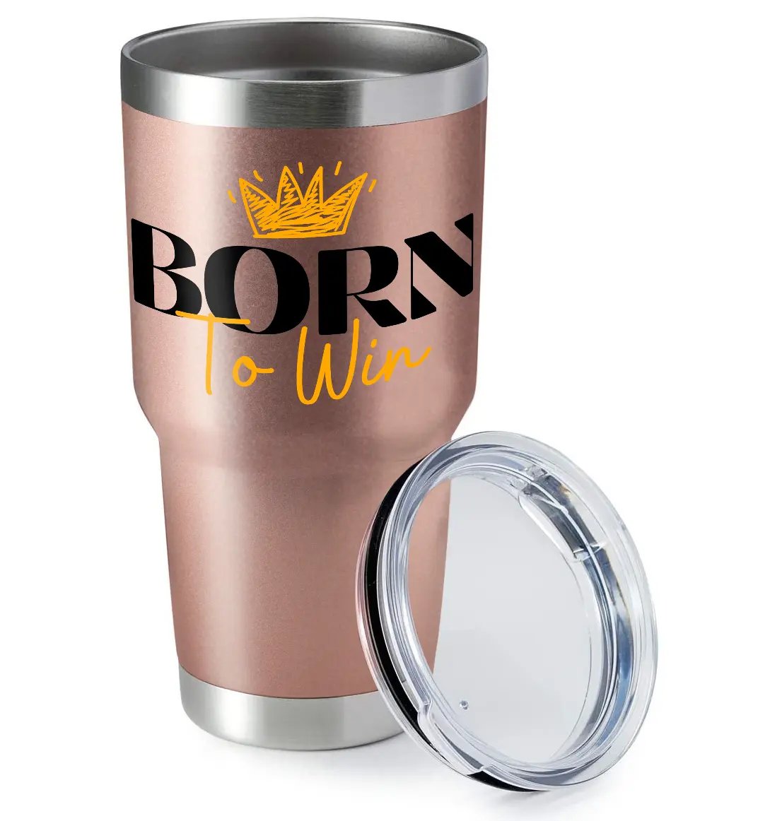 Born To Win 30oz Insulated Vacuum Sealed Tumbler
