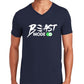 Beast Mode On Men’s Unisex V-Neck T-shirt