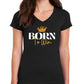 Born To Win Women’s V-Neck T-Shirt
