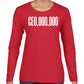 CEO,000,000 Women's Long Sleeve Shirt