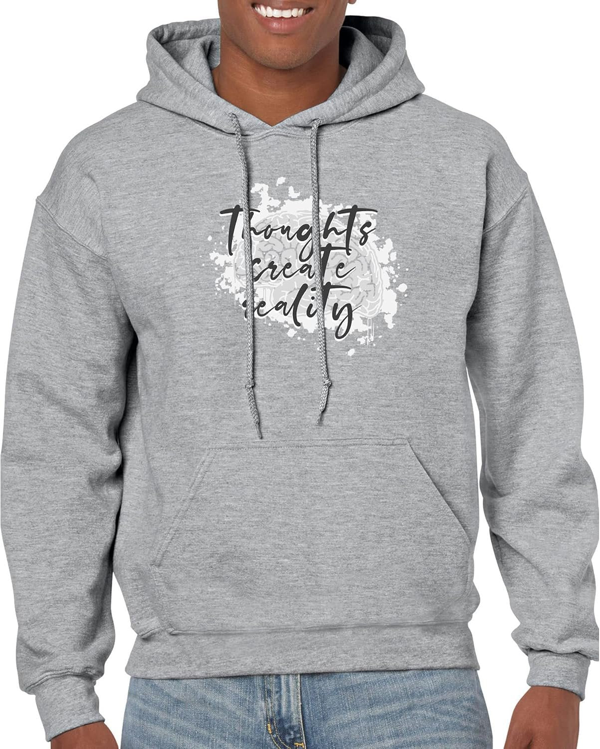 Thoughts Create Reality Men’s Hoodie