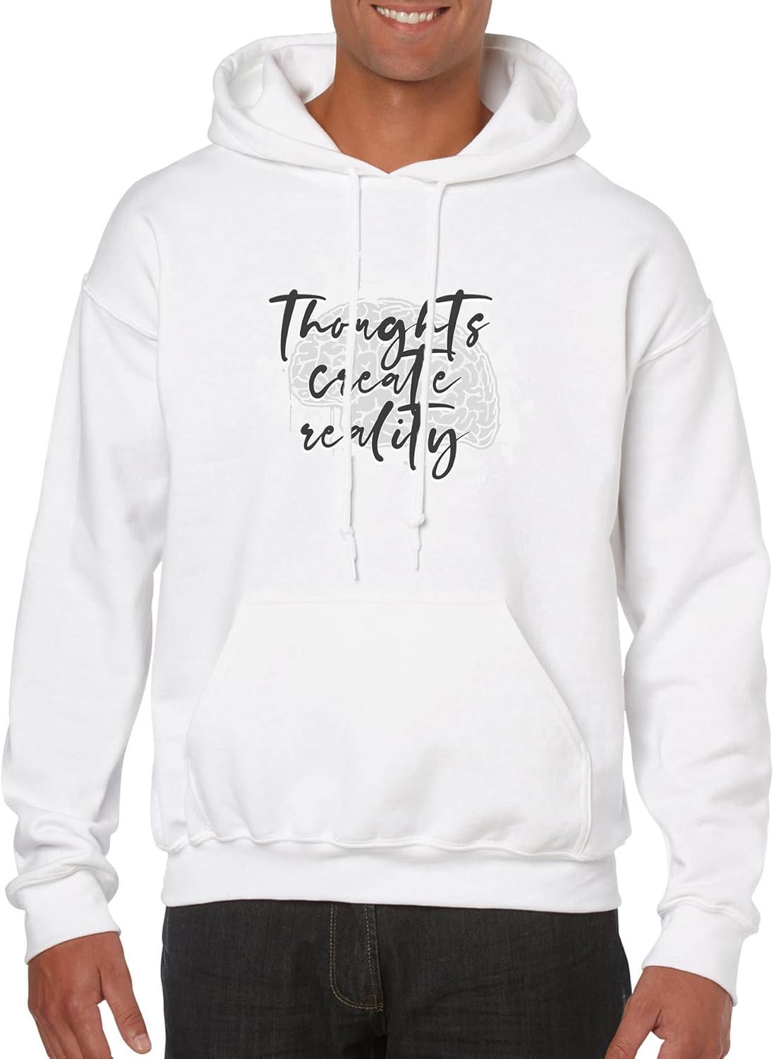 Thoughts Create Reality Men’s Hoodie