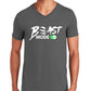 Beast Mode On Men’s Unisex V-Neck T-shirt