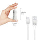 Esoulk 12W 2.4A Dual USB Travel Car Charger With 5FT Type-C Charging Cable