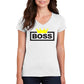Boss Crown Women’s V-Neck T-Shirt
