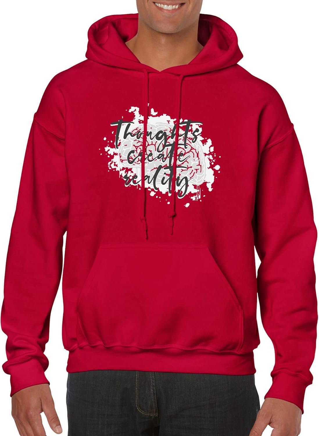 Thoughts Create Reality Men’s Hoodie