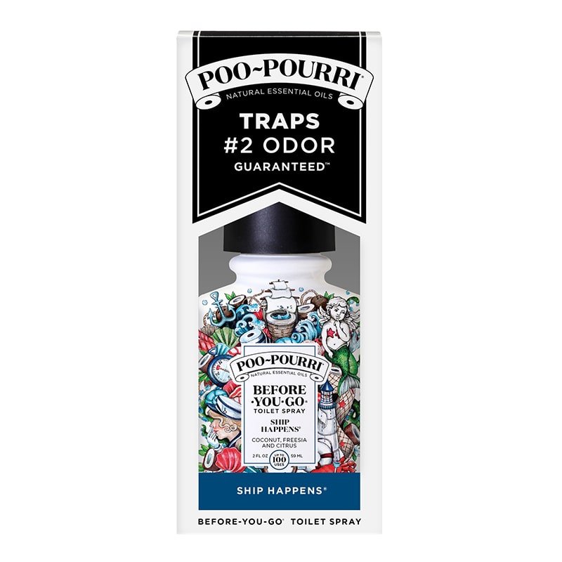PooPourri Ship Happens 2oz boxed  Coconut + Freesia + Citrus