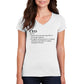 CEO Definition Women’s V-Neck T-Shirt