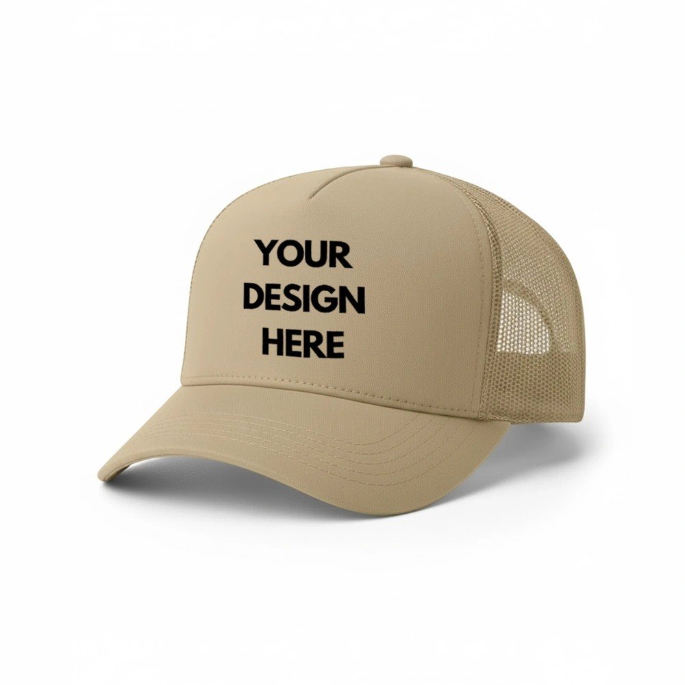 Customizable Retro Printed Snapback Trucker Hat