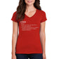 CEO Definition Women’s V-Neck T-Shirt
