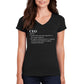 CEO Definition Women’s V-Neck T-Shirt