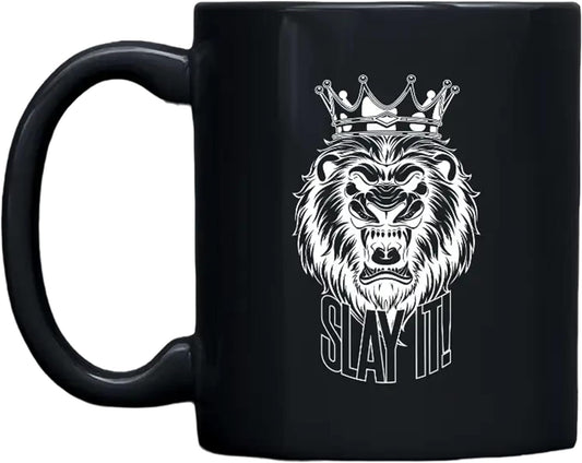 THE CEO 11oz Stylish Coffee Mug - Boss Crown (White)