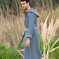 Men's Hooded Turkish Cotton Waffle Robe