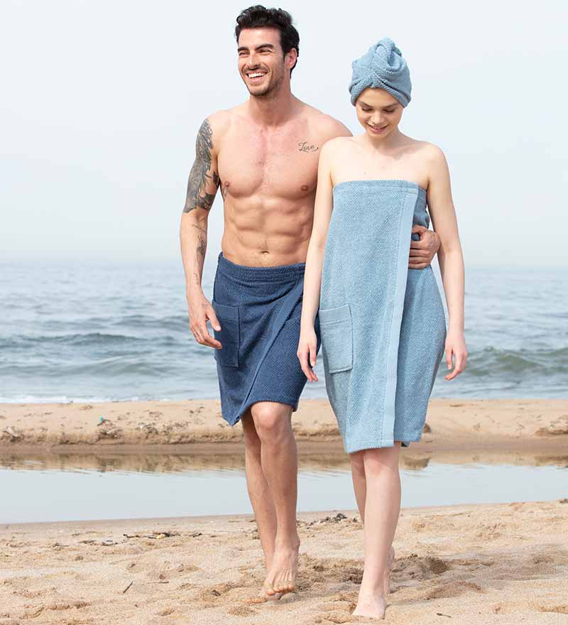 Men’s Turkish Cotton Towel Wrap
