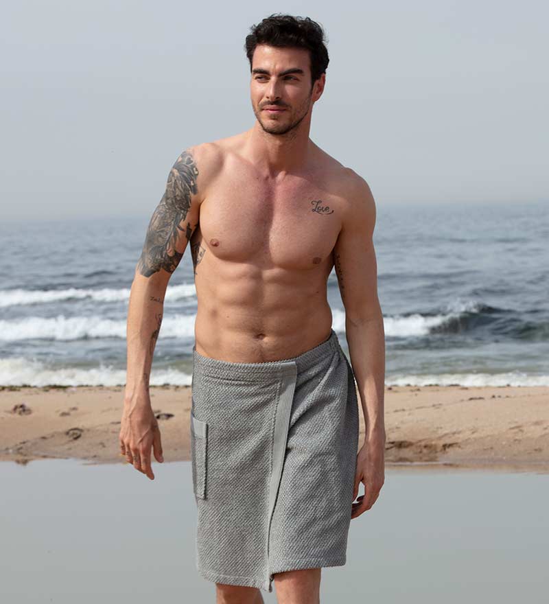 Men’s Turkish Cotton Towel Wrap