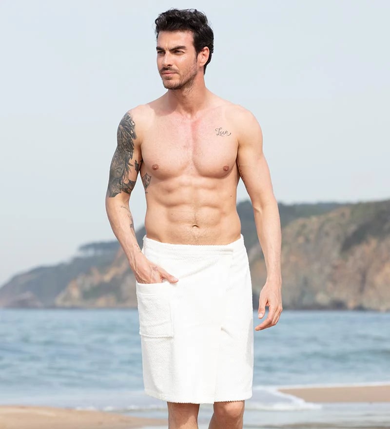 Men’s Turkish Cotton Towel Wrap