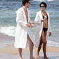 Men's Hooded Turkish Cotton Waffle Robe