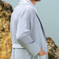 Men's Lightweight Waffle Spa Robe with Shawl Collar