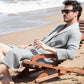 Men's Lightweight Waffle Spa Robe with Shawl Collar