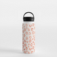 Rose Gold Leopard Print Handle Lid Water Bottle