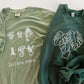 Monstera Plant Crew Sweatshirt