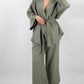 Naoko Linen Kimono Sleepwear Set