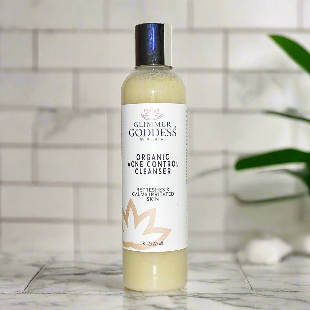 Organic Acne Cleanser with Hemp Seed Oil – Gentle Face & Body Wash for Breakouts, Oily Skin & Inflammation