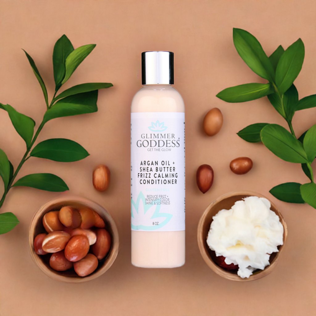 Organic Argan Oil Hair Conditioner with Shea Butter – Deep Moisture & Frizz Control for Soft, Shiny Hair