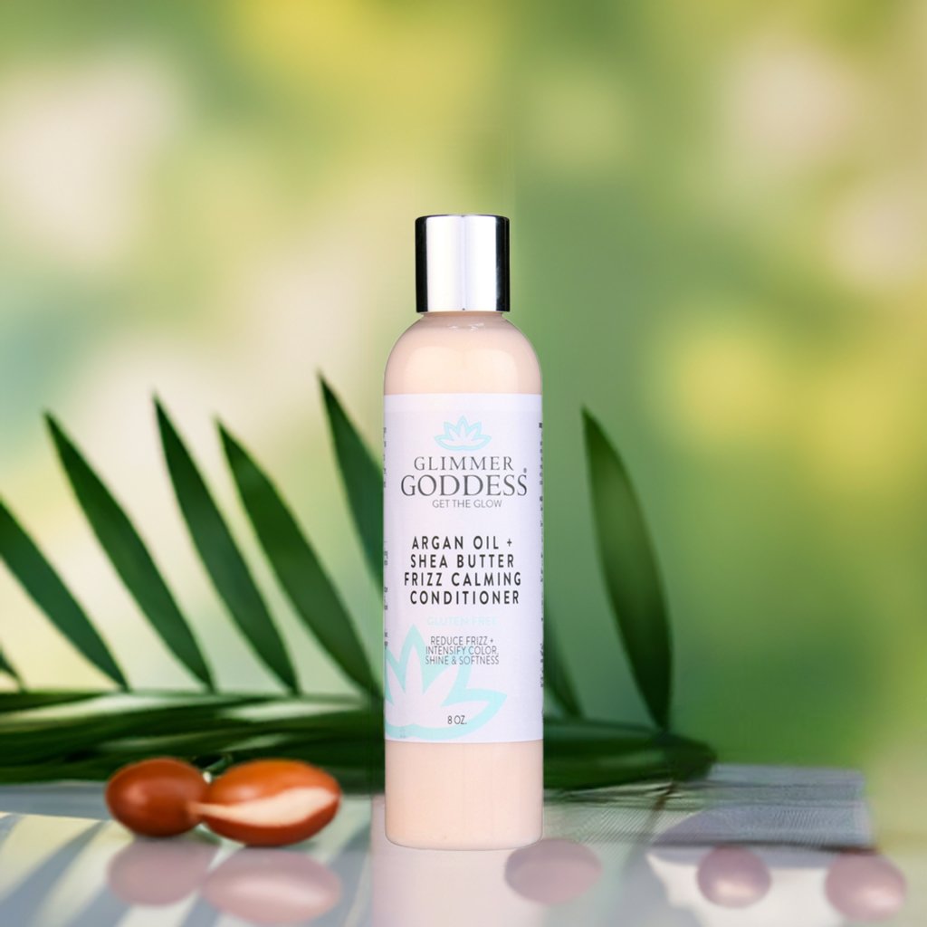 Organic Argan Oil Hair Conditioner with Shea Butter – Deep Moisture & Frizz Control for Soft, Shiny Hair