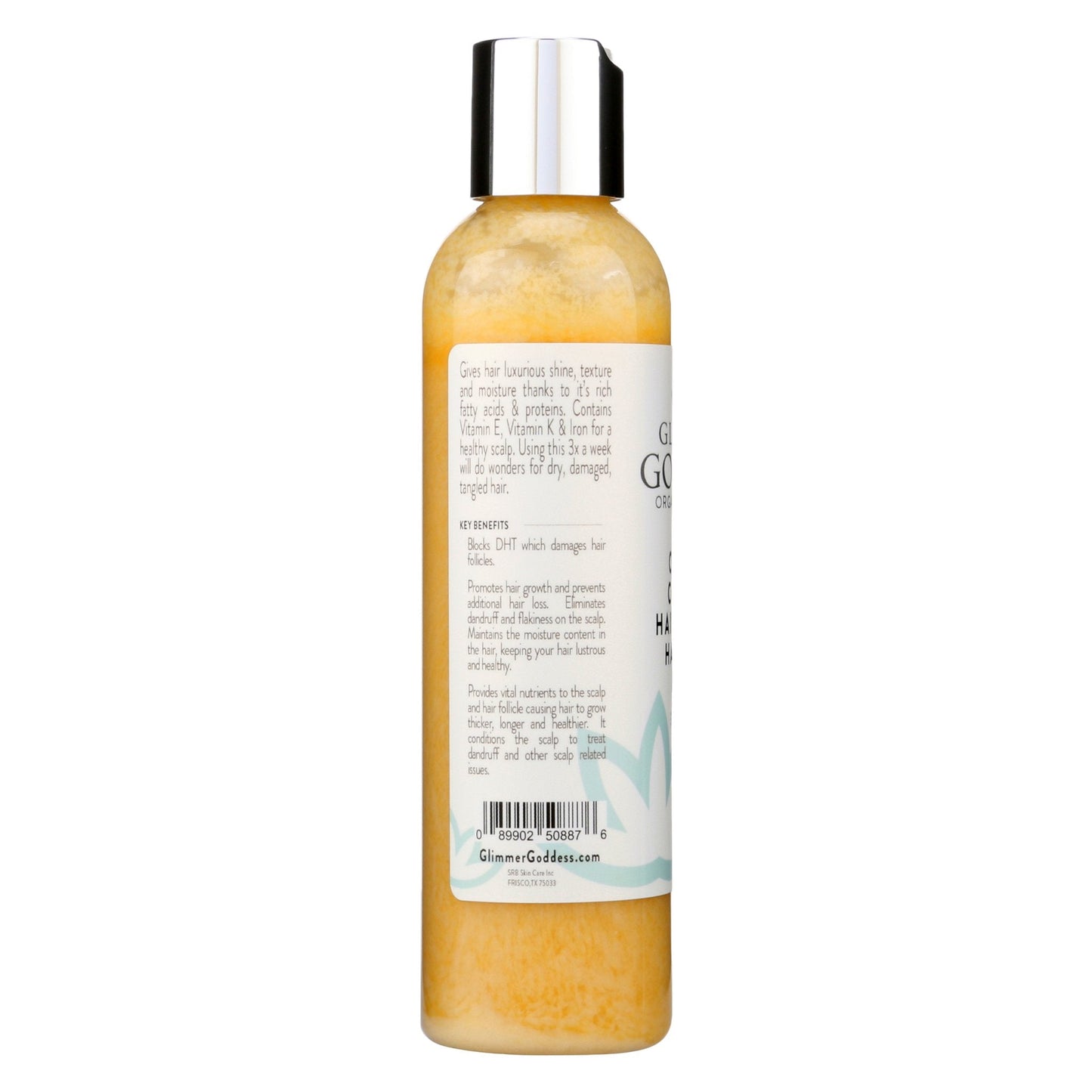 Organic Caffeine Hair Growth Mask – Deep Conditioner with Rosemary & Peppermint for Thicker Hair