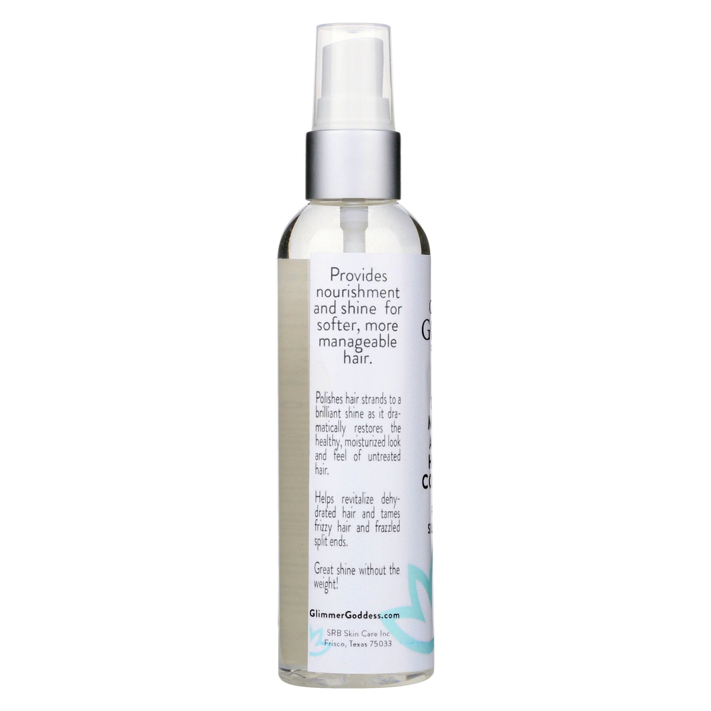 Organic Hair Shine Spray with Moroccan Argan Oil – Frizz Control & Hydrating Hair Mist for Glossy Hair
