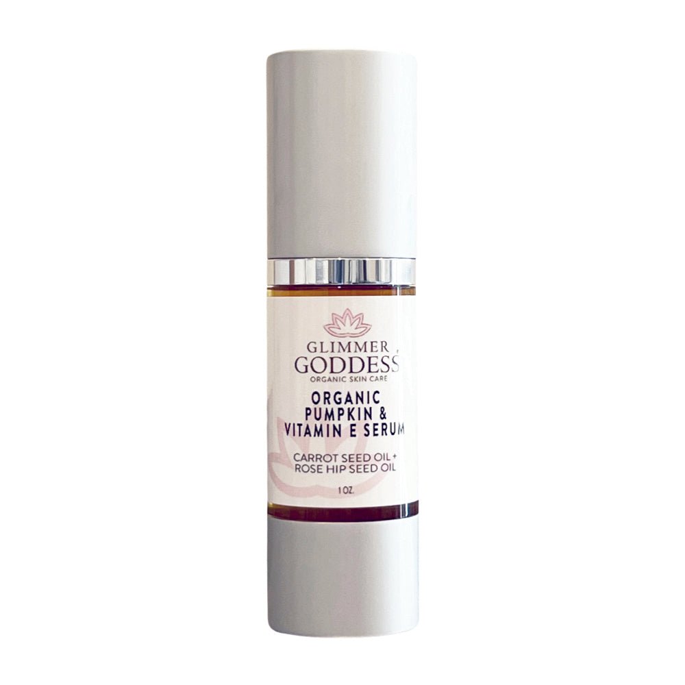 Organic Pumpkin Enzyme Serum – Vitamin E Glow Serum for Exfoliation, Collagen & Instant Radiance
