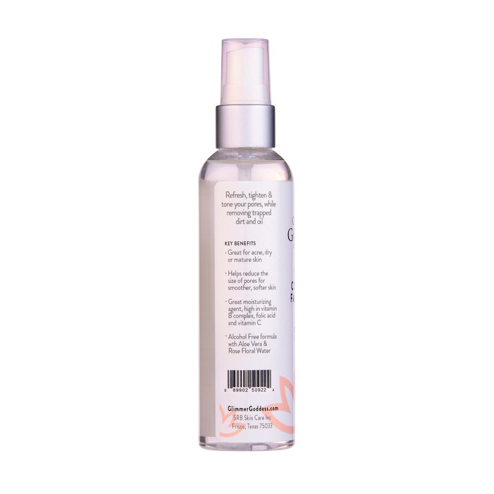 Organic Rose Water Facial Toner – Citrus Twist Toner with Witch Hazel & Aloe for Pore Tightening
