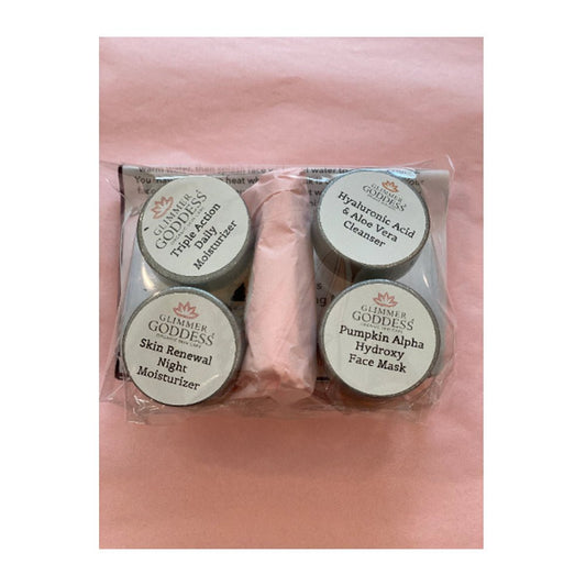 Organic Anti-Aging Skin Care Trial Set – 5 Best Sellers + Bonus Mask for Radiant Skin