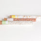 Natural Bath Salts Gift set in 8 Glass Tubes, Luxurious Bath Experience