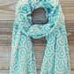 Peacock Teal Scarf