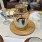 Amber Thermo Glass Teapot 54 Fl Oz | High temperature and shock resistant
