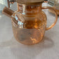 Amber Thermo Glass Teapot 32 Fl Oz | 1200 ml |  High temperature and shock resistant