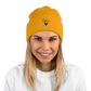 Self Love - Pom-Pom Beanie - Winter Beanie with Embroidery
