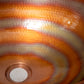 19" Oval Hammered Copper Bathroom Sink