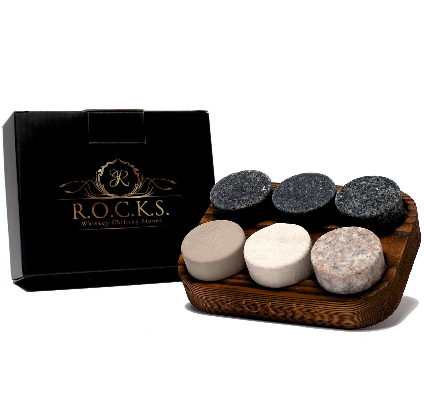 The Original ROCKS™ Whiskey Chilling Stones
