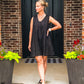 Romp and Play Romper in Black