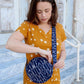 Round Crossbody Bag- Multiple Prints Available