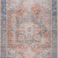 Rosman Distressed Washable Rug Area Rug