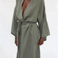 Sai Full-Length Linen Robe
