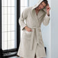 Men's Luxury Turkish Cotton Terry Cloth Robe with Hood