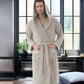 Men's Luxury Turkish Cotton Terry Cloth Robe with Hood