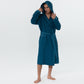 Men's Hooded Turkish Cotton Waffle Robe