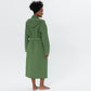 Women’s Turkish Cotton Waffle Hooded Robe
